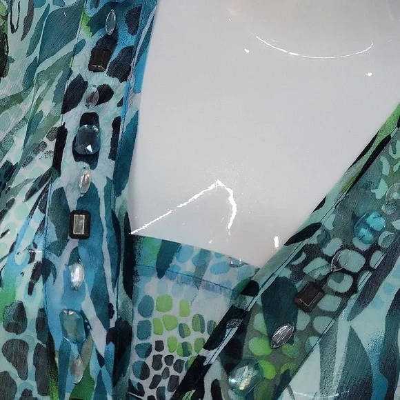 Sheer Embellished Top - Picture 3 of 7